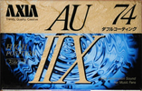 Compact Cassette AXIA AU-IIx 74 "AU2X A 74" Type II Chrome 1992 Japan