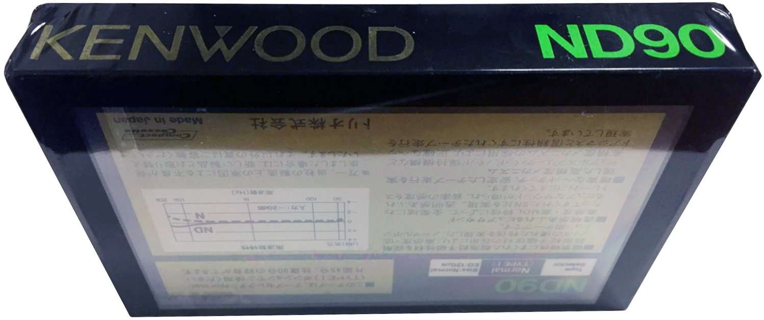 Compact Cassette Kenwood ND 90 Type I Normal 1985 Japan