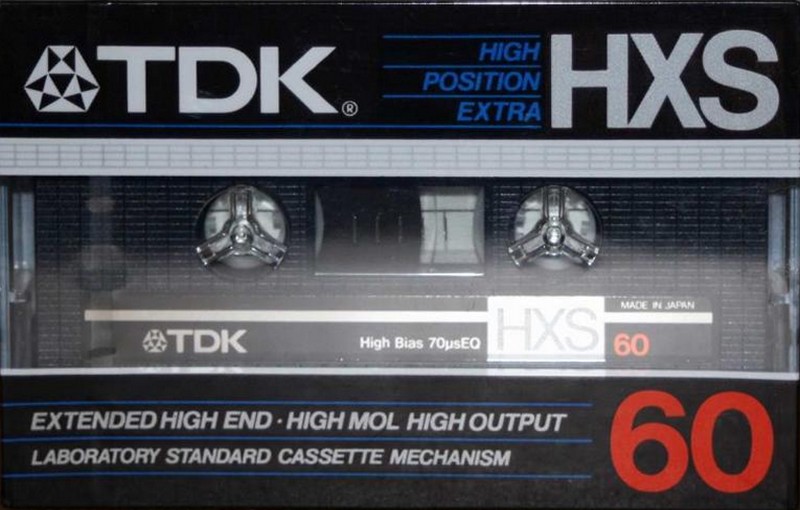 Compact Cassette TDK HX-S 60 Type II Chrome 1984 Australia, Europe