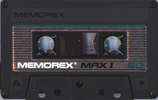 Compact Cassette Memorex MRX I 60 Type I Normal 1985 USA