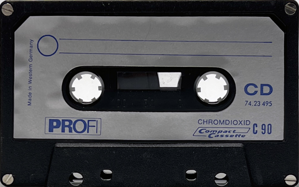 Compact Cassette Profi 90 Type II Chrome Germany