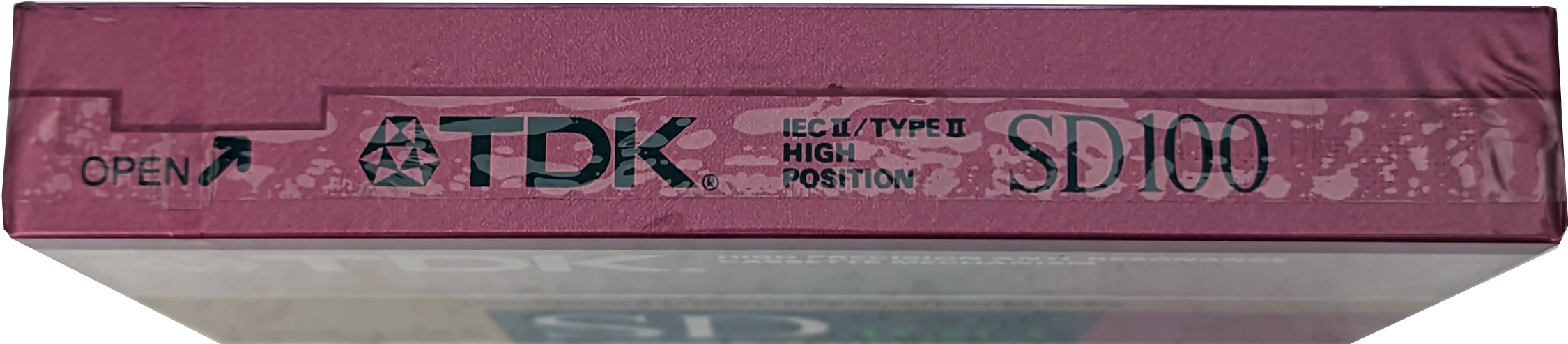 Compact Cassette TDK SD 100 Type II Chrome 1988 North America
