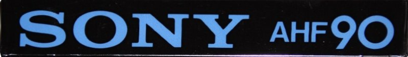 Compact Cassette Sony AHF 90 Type I Normal 1978 North America
