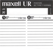 Compact Cassette Maxell UR 120 Type I Normal 2002 North America