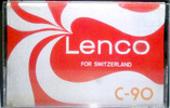 Compact Cassette Lenco 90 Type I Normal Hong Kong