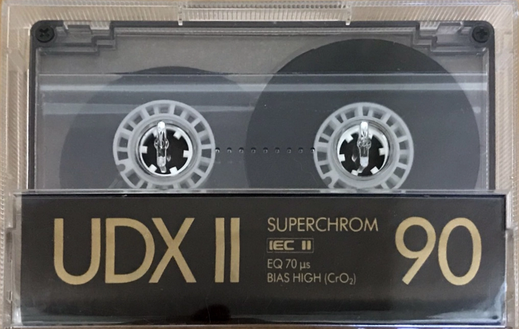 Compact Cassette Universum UDX II 90 Type II Chrome 1988 Europe