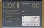 Compact Cassette Universum UDX II 90 Type II Chrome 1988 Europe