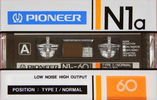 Compact Cassette Pioneer N1a 60 Type I Normal 1982 Japan