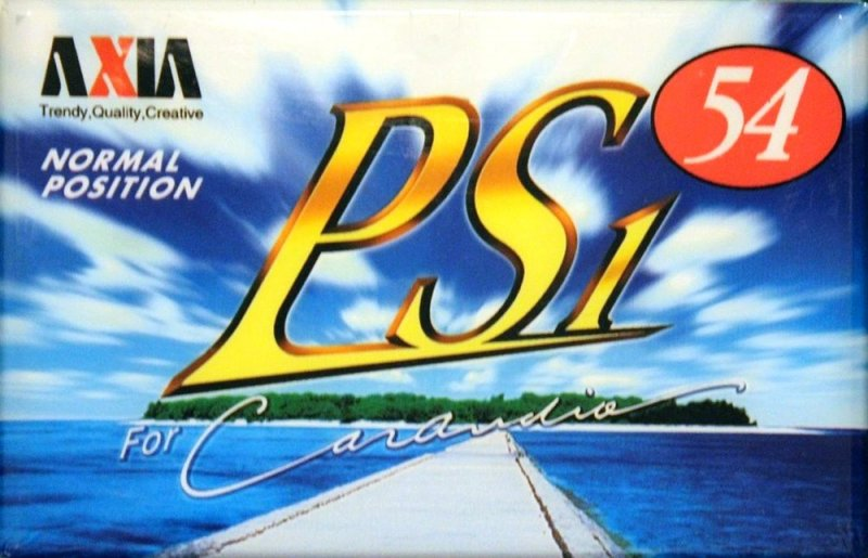 Compact Cassette AXIA PS-I / PS-1 54 "PS1K 54" Type I Normal 1998 Japan