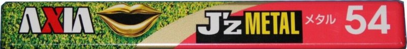 Compact Cassette AXIA J`z Metal 54 "JZMG 54" Type IV Metal 1997 Japan