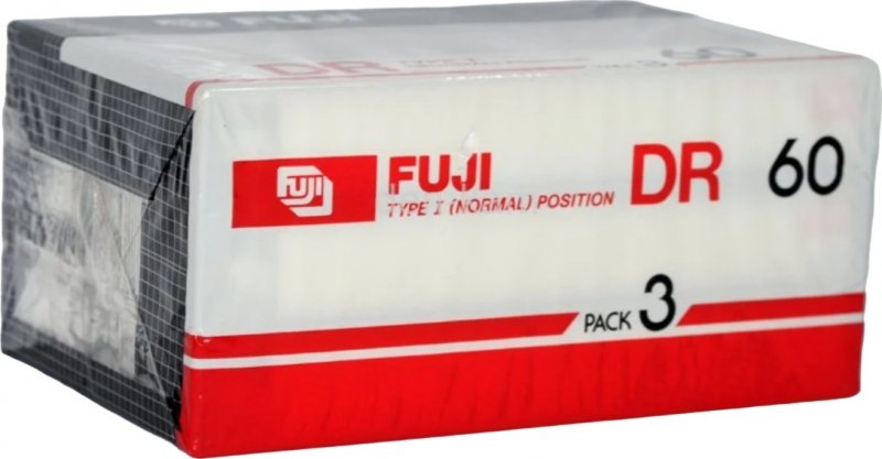3 pack Fuji DR 60 Type I Normal 1982 Japan