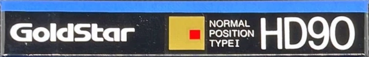 Compact Cassette Goldstar HD 90 Type I Normal 1990 Canada