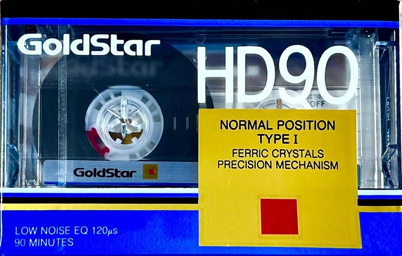 Compact Cassette Goldstar HD 90 Type I Normal 1990 Canada