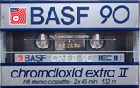 Compact Cassette BASF Chromdioxid Extra II 90 "CR-E II" Type II Chrome 1985 Europe