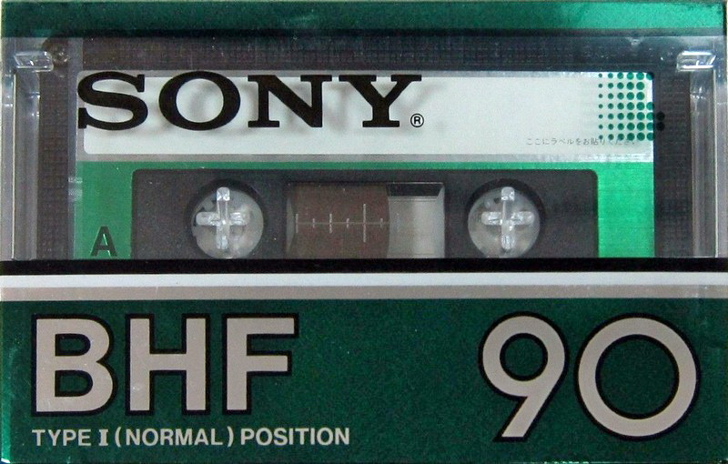 Compact Cassette Sony BHF 90 Type I Normal 1982 Japan