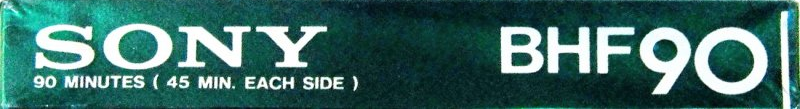 Compact Cassette Sony BHF 90 Type I Normal 1982 Japan