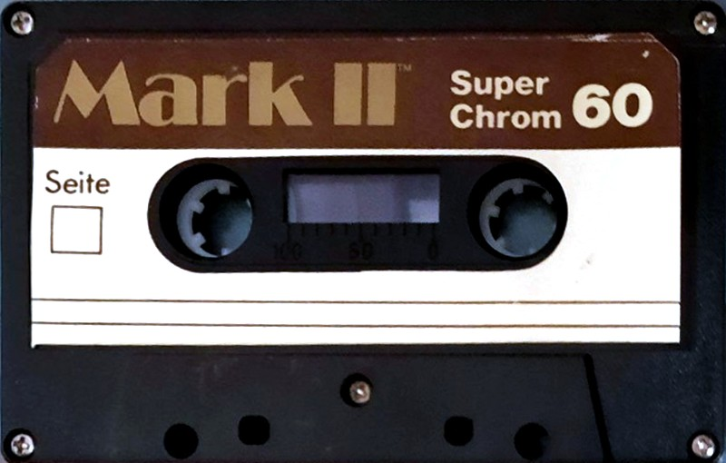 Compact Cassette Mark II Super Chrom 60 Type II Chrome 1982 Germany