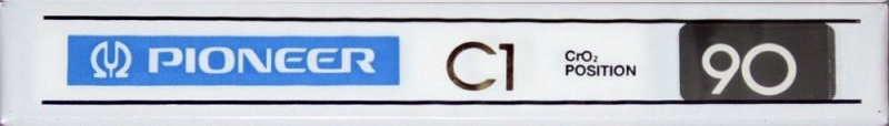 Compact Cassette Pioneer C1 90 Type II Chrome 1981 Japan
