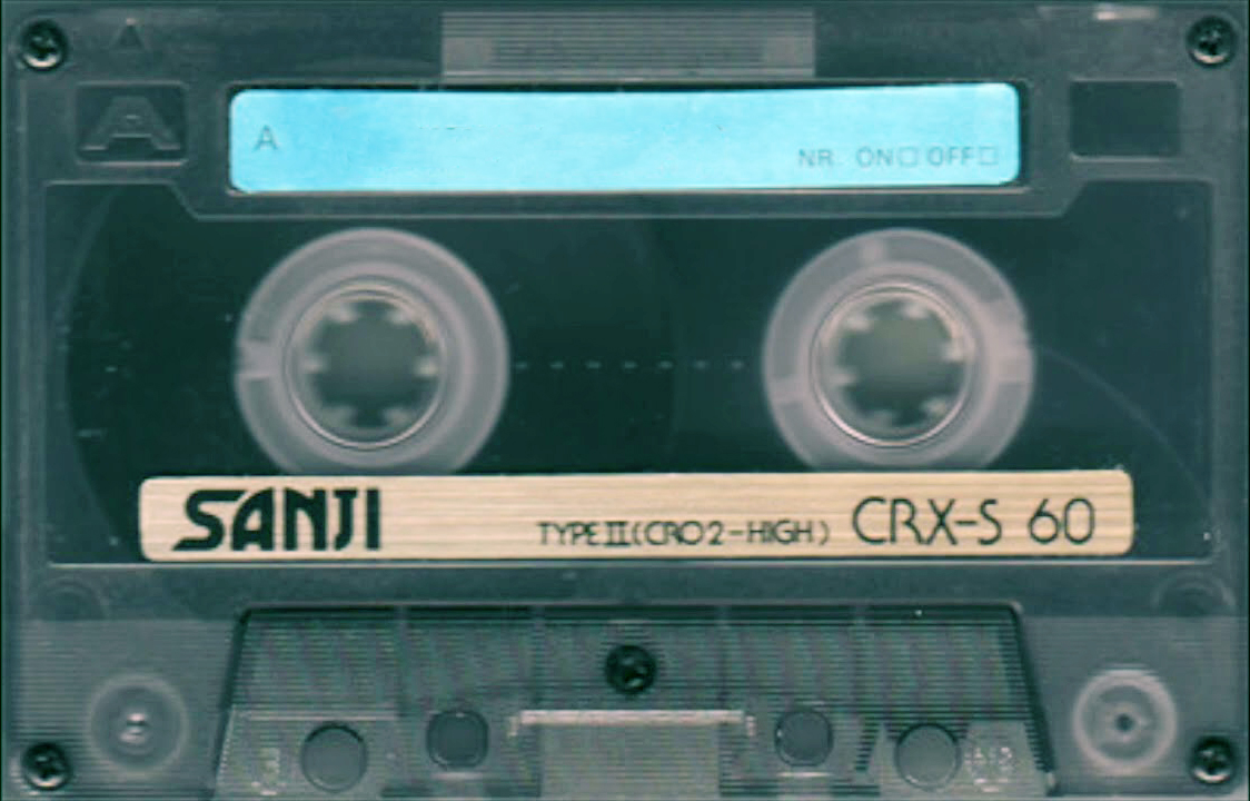 Compact Cassette Sanji CRX-S 60 Type II Chrome 1990 Japan