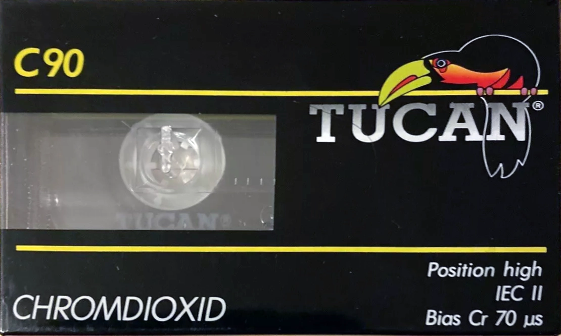 Compact Cassette Tucan 90 Type II Chrome 1993 Germany