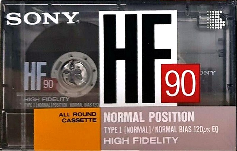 Compact Cassette Sony HF 90 Type I Normal 1989 Japan