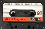 Compact Cassette Audio Magnetics Extra 90+9 Type I Normal 1979 Europe