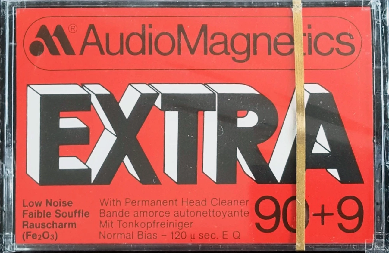 Compact Cassette Audio Magnetics Extra 90+9 Type I Normal 1979 Europe