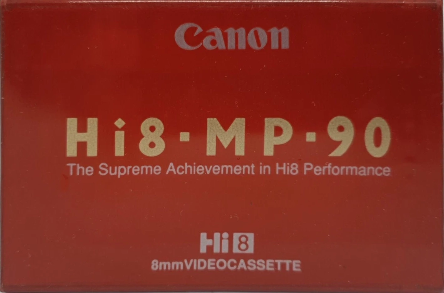 Video8, Hi8, Digital8 Canon Metal MP 90 "Hi8 P5-90HMP" Type IV Metal 1989 Europe