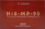 Video8, Hi8, Digital8 Canon Metal MP 90 "Hi8 P5-90HMP" Type IV Metal 1989 Europe