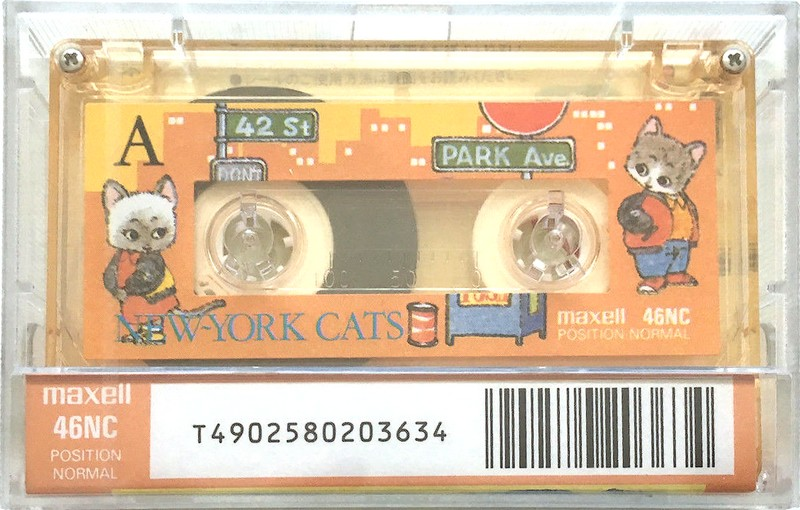 Compact Cassette Maxell 46 X 46 "46NC New York Cats" Type I Normal 1989 Japan