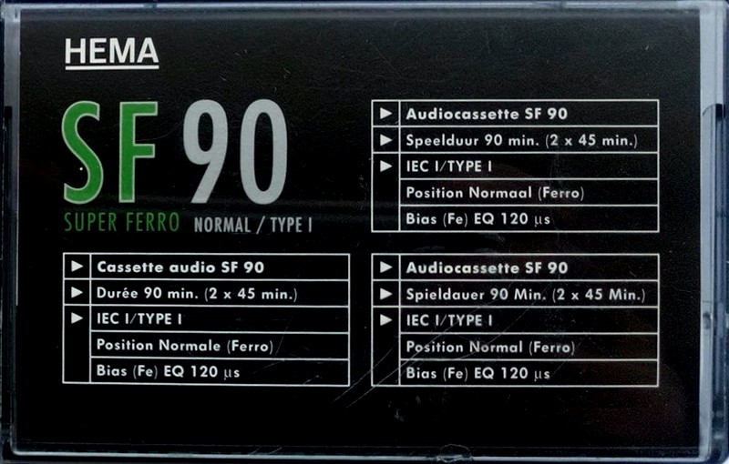 Compact Cassette: AGFA Hema - SF 90