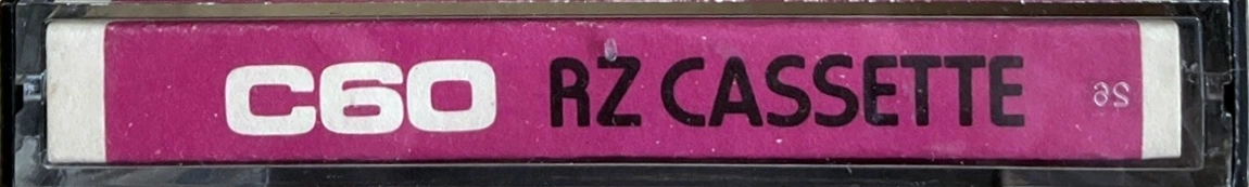 Compact Cassette RZ 60 Type I Normal Unknown Country