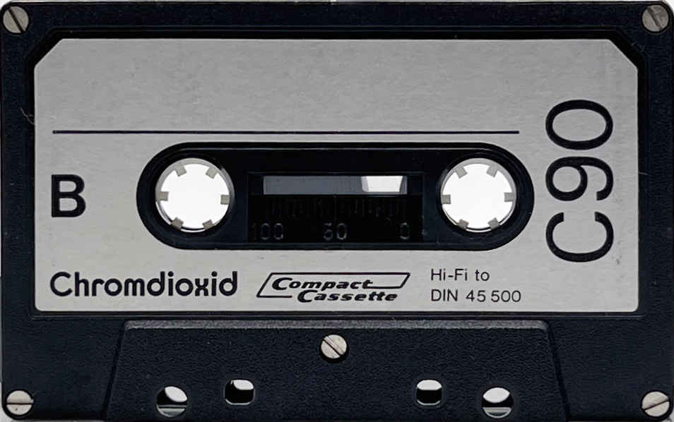 Compact Cassette Europa 90 Type II Chrome Europe