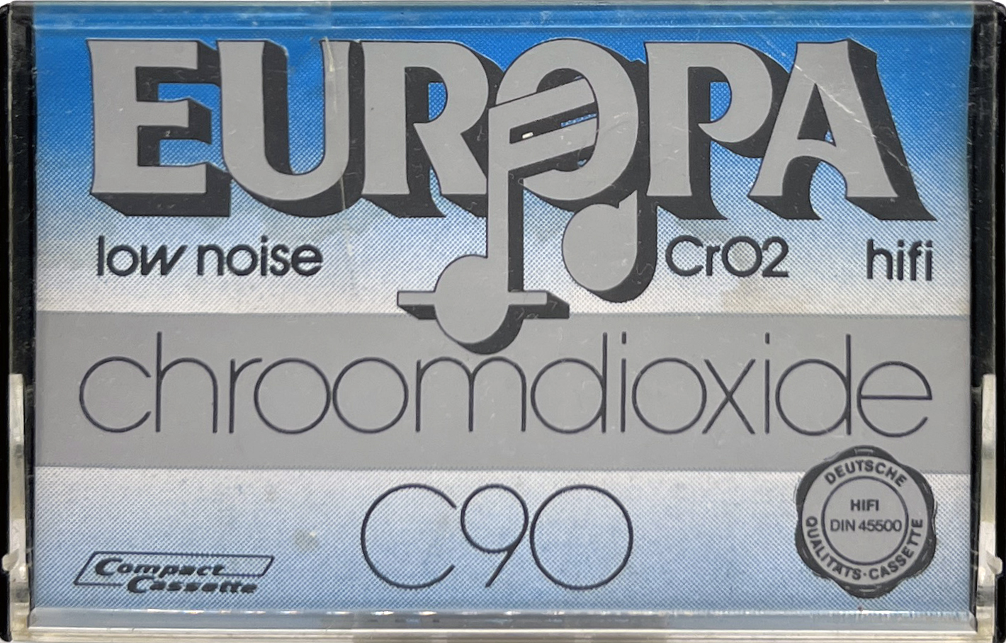 Compact Cassette Europa 90 Type II Chrome Europe