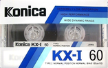 Compact Cassette Konica KX-I 60 Type I Normal 1987 Europe