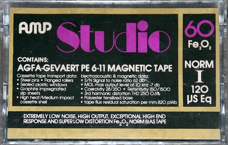 Compact Cassette AMP 60 Type I Normal USA