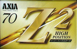 Compact Cassette AXIA Z2 70 Type II Chrome 1995 Japan