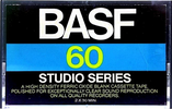 Compact Cassette BASF Studio Series 60 Type I Normal 1976 USA