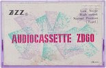 Compact Cassette ZZZ Audiocassette ZD 60 Type I Normal 1988 China