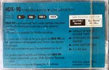 Compact Cassette Hi-Tech HDX 90 Type I Normal 1985 Europe