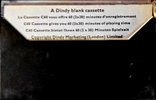 Compact Cassette Dindy 60 Type II Chrome 1978 Europe