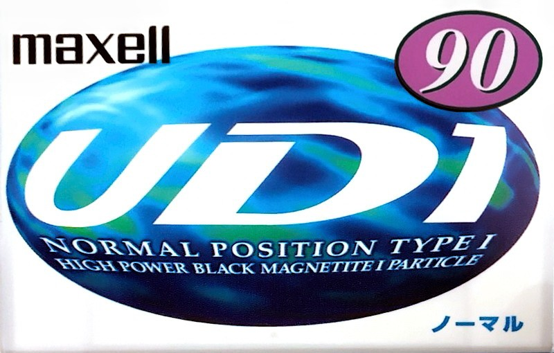 Compact Cassette Maxell UDI / UD1 90 "UD1-90L" Type I Normal 1997 Japan