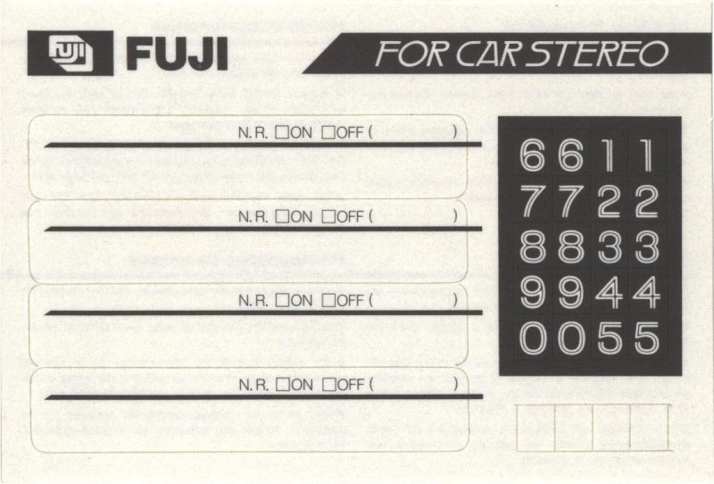 Compact Cassette: FUJI Fuji - GT-II 60