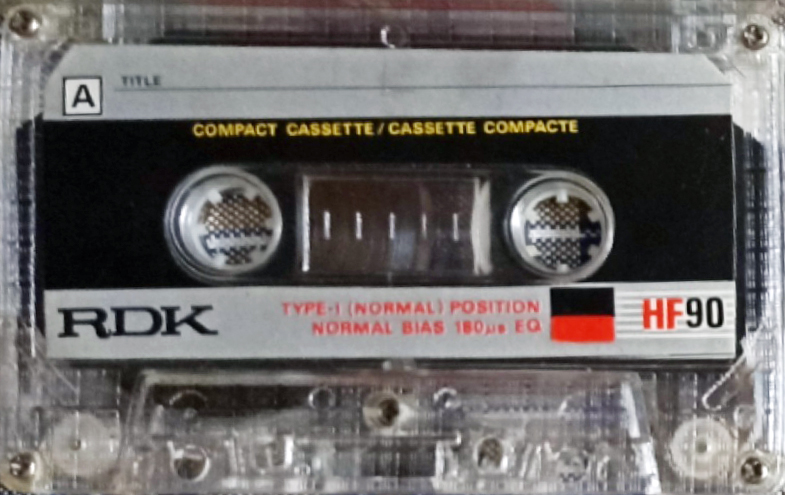 Compact Cassette RDK 90 Type I Normal 1984 Hong Kong
