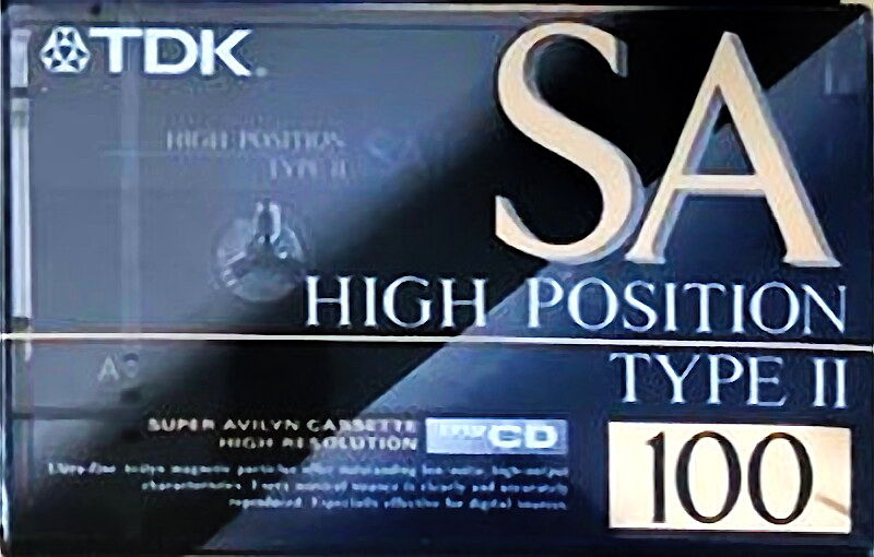 Compact Cassette: TDK  - SA 100