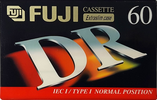 Compact Cassette Fuji DR 60 Type I Normal 1995 Europe