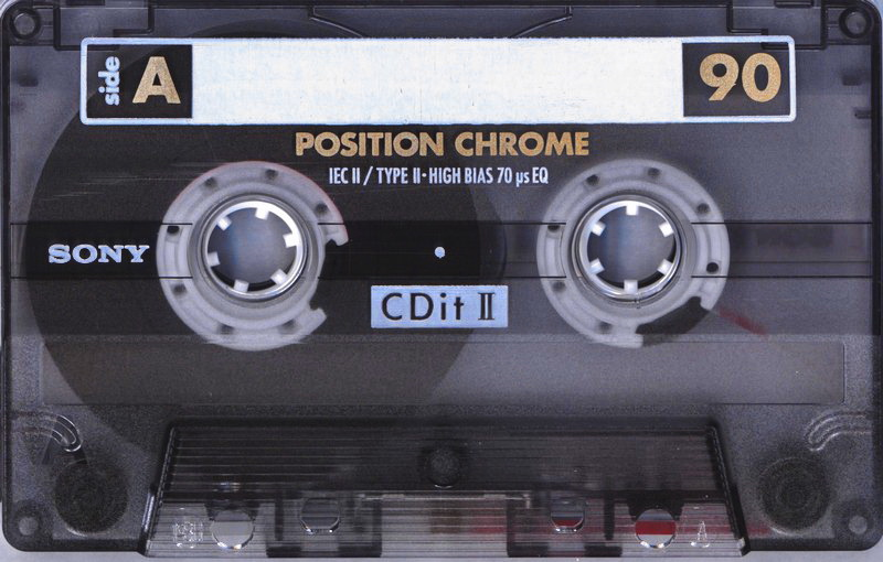Compact Cassette Sony CDit II 90 Type II Chrome 1992 Europe