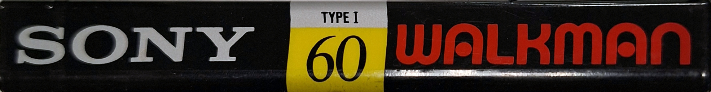 Compact Cassette Sony Walkman 60 "C-60WM1" Type II Chrome 1988 Japan