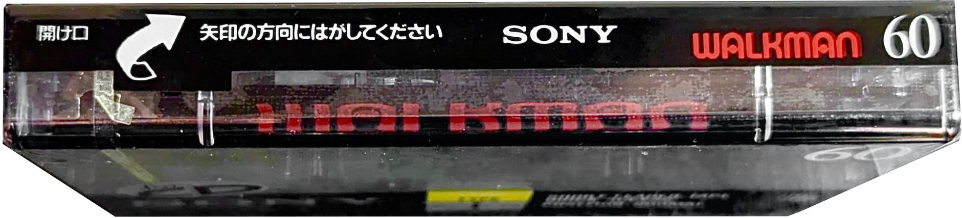 Compact Cassette Sony Walkman 60 "C-60WM1" Type II Chrome 1988 Japan