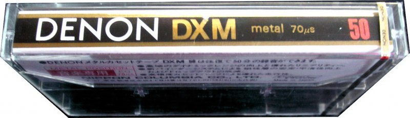 Compact Cassette Denon DXM 50 Type IV Metal 1978 Japan